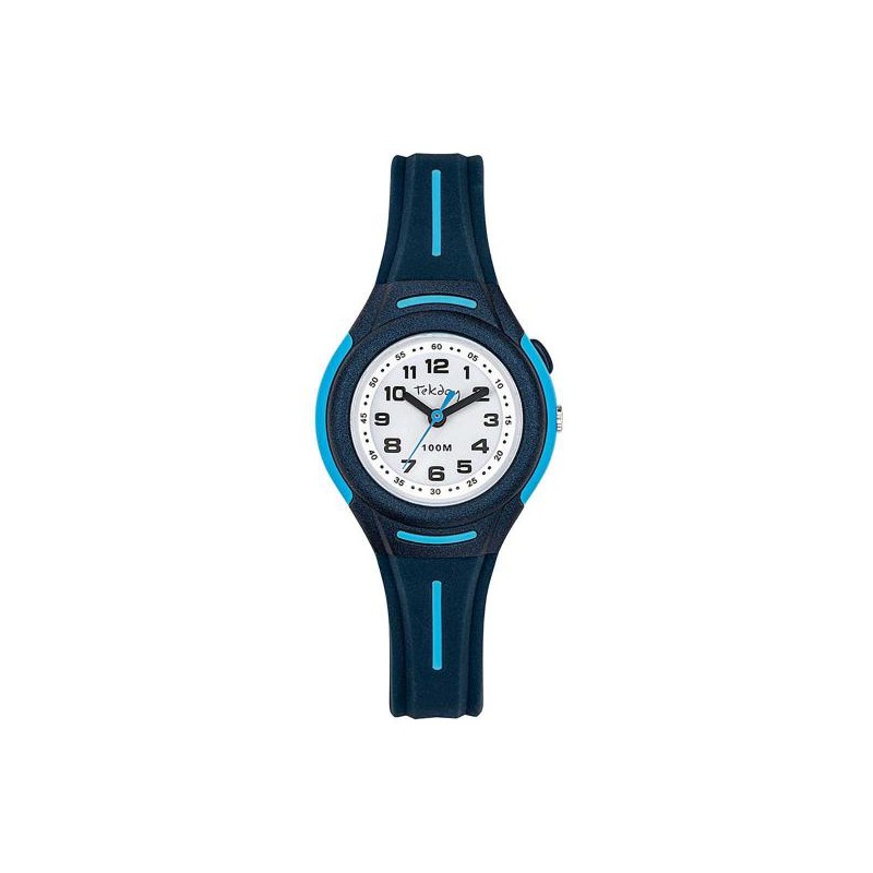 Montre Junior Tekday en Silicone Bleu