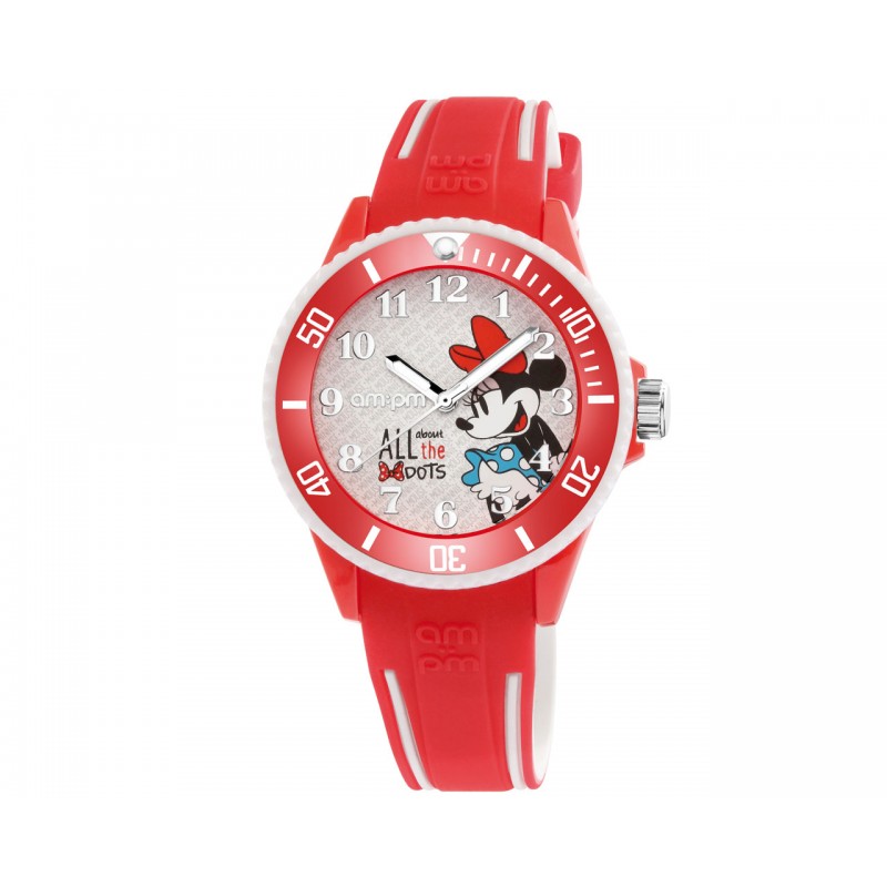 Montre AM:PM Disney minnie rouge
