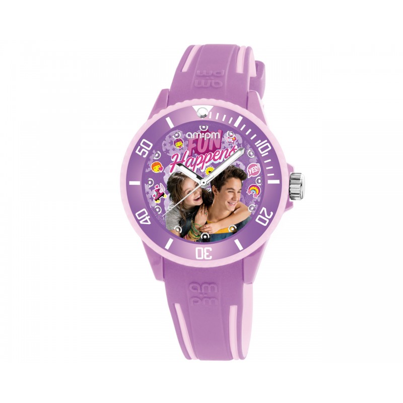 Montre AM:PM violette Soy luna