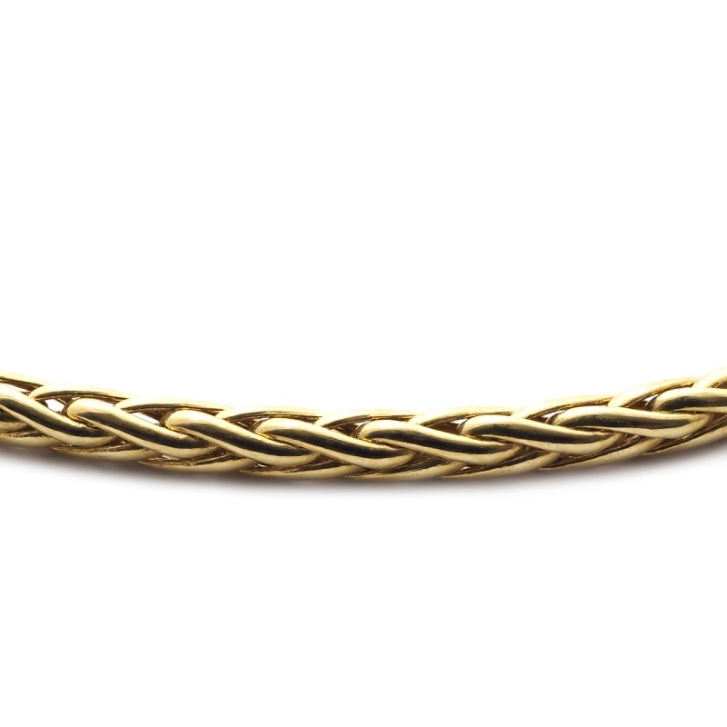 Bracelet en or jaune 750/000 maille palmierCARADOR