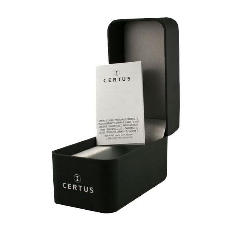 Montre Junior Certus Bracelet en Silicone noir