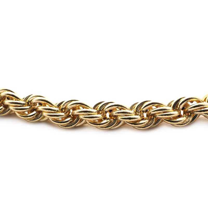 Bracelet en or jaune 750/000 maille corde  de chez CARADOR