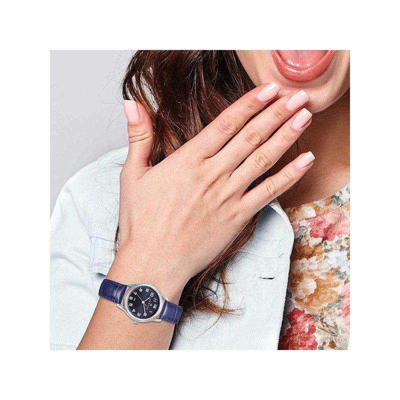 Montre Femme Certus Bracelet en Cuir Bleu