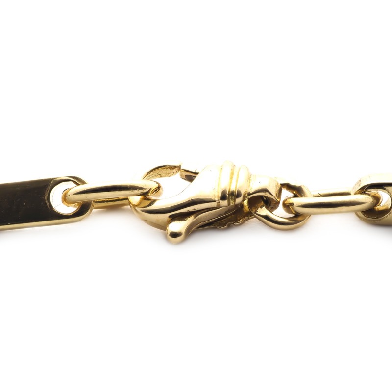 Bracelet Carador maille fantaisie en or jaune 750/000