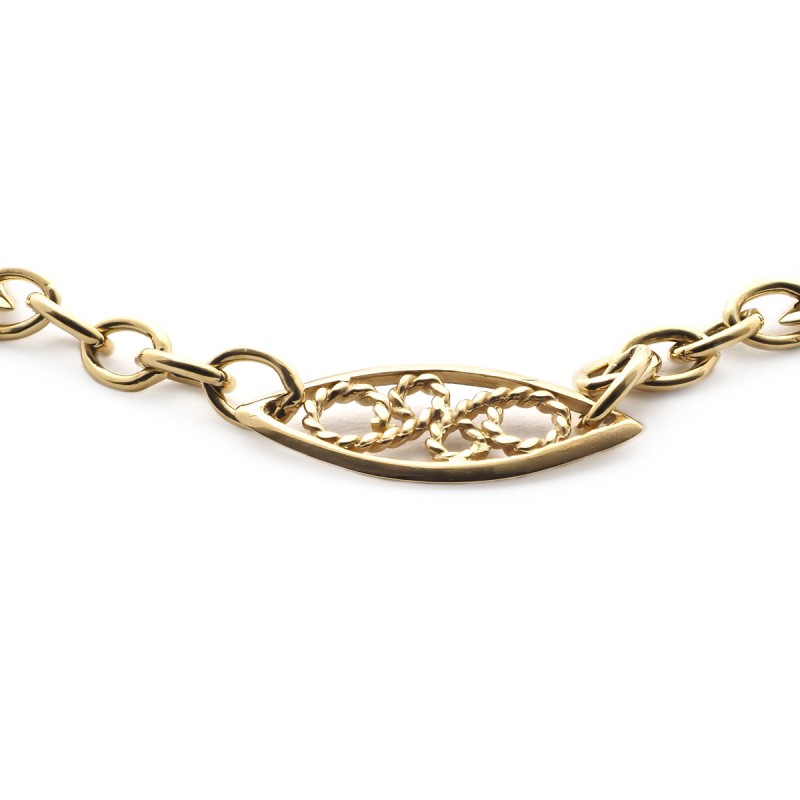 Bracelet maille filigrane en jaune 750/000 CARADOR