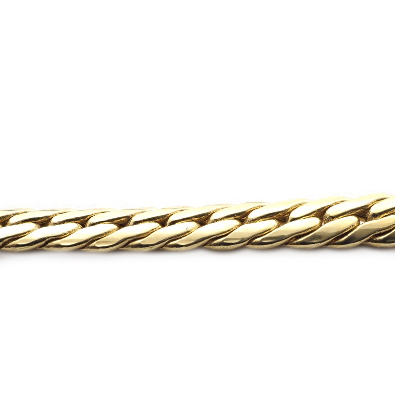 Bracelet en or jaune 750/000 maille anglaise CARADOR