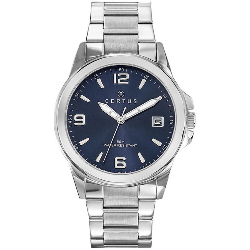 Montre Homme Certus Bleu en Acier