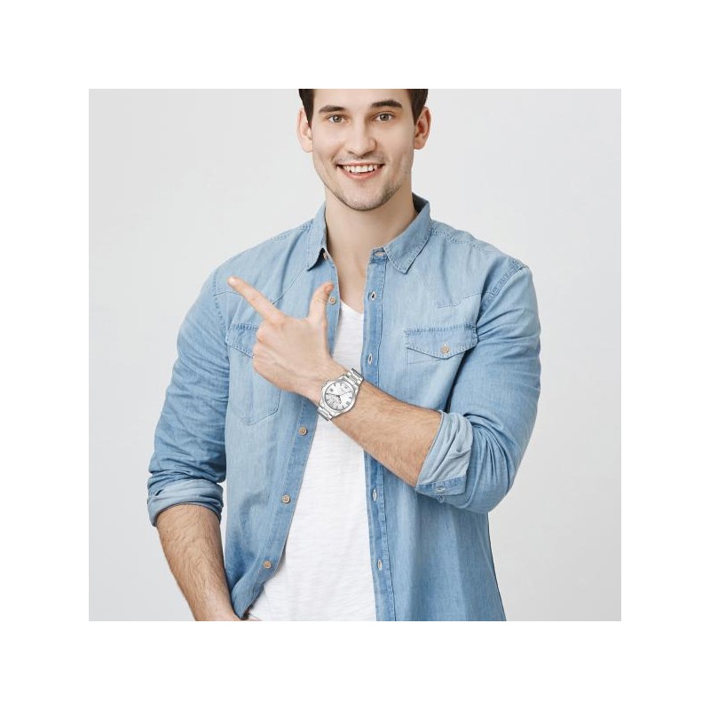 Montre Homme Certus en Acier Argentée