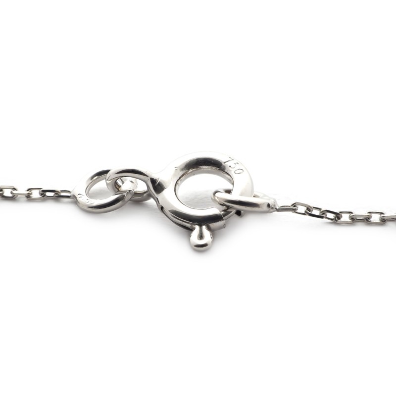 Bracelet Femme Souple Infini en Or Blanc 750