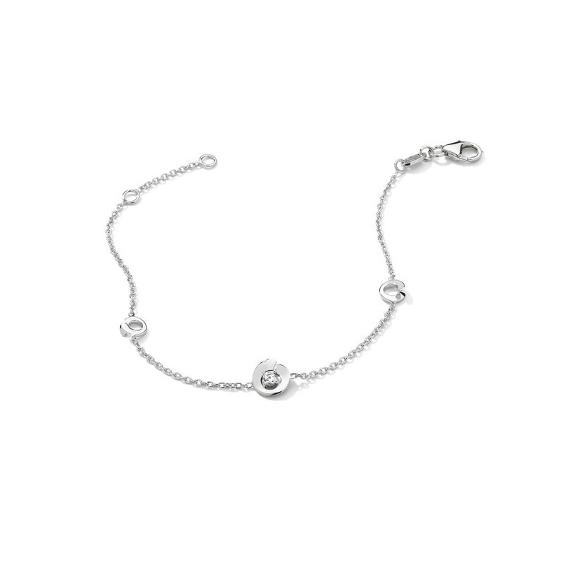 Bracelet Femme GAREL "Envol" en Or Blanc 750/000 et Diamant de 0.10 ct
