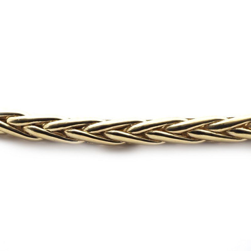 Bracelet en or jaune 750/000 maille palmier CARADOR