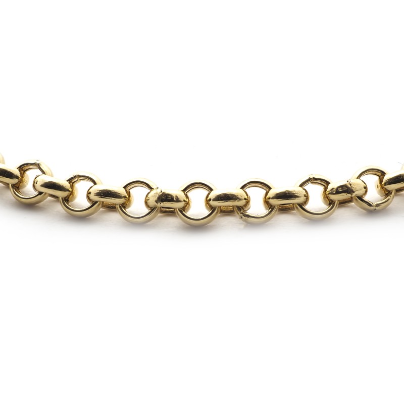 Bracelet en or jaune 750/000 CARADOR maille jaseron