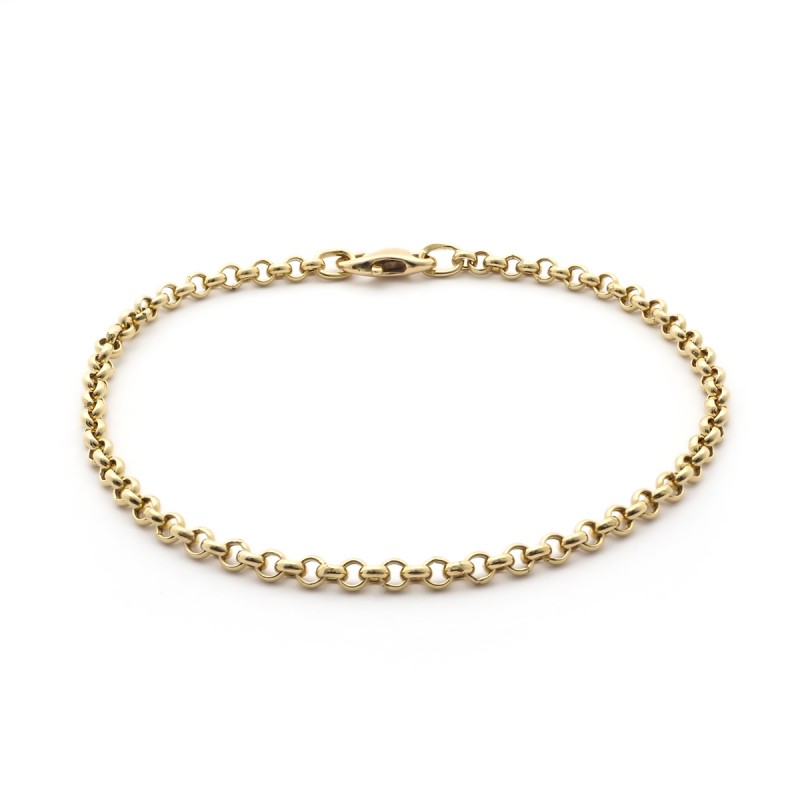Bracelet en or jaune 750/000 CARADOR maille jaseron