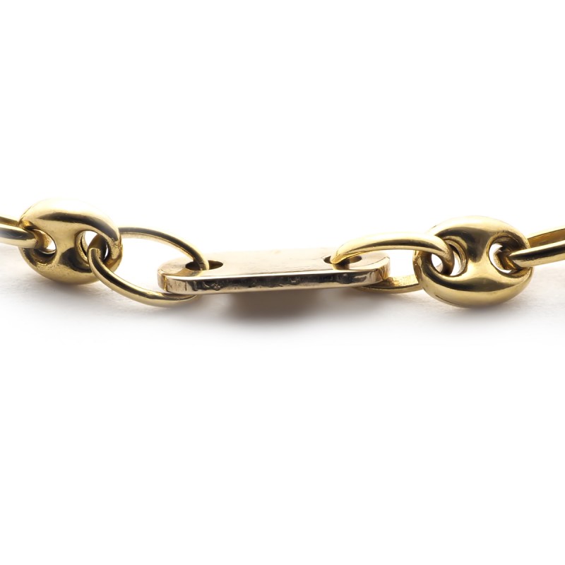 Bracelet en or jaune 750/000 maille marine creuse de chez CARADOR