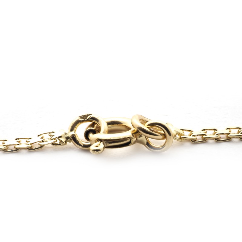 Bracelet en or jaune 750/000 maille bismarck CARADOR