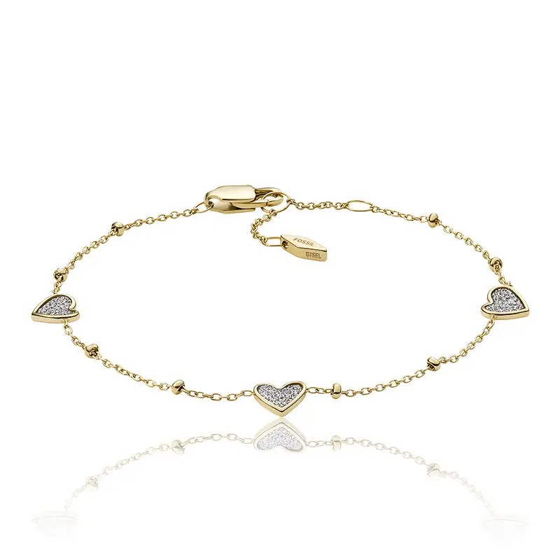 Bracelet Femme Fossil Motif Coeur collection Sutton Classic Valentine