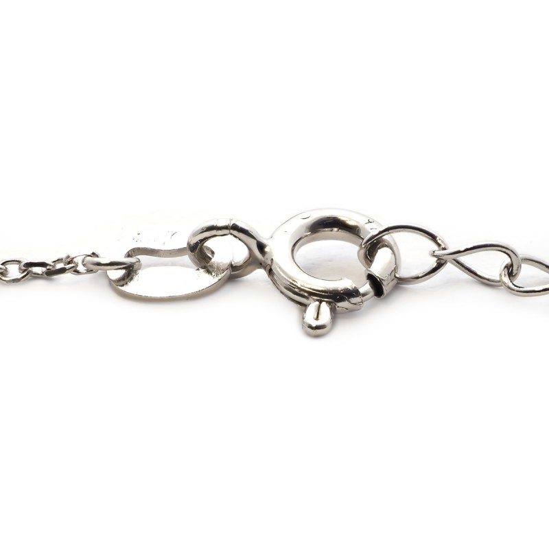 Bracelet Femme Carador baroque argent 925/000, oxydes de zirconium et verre bleu
