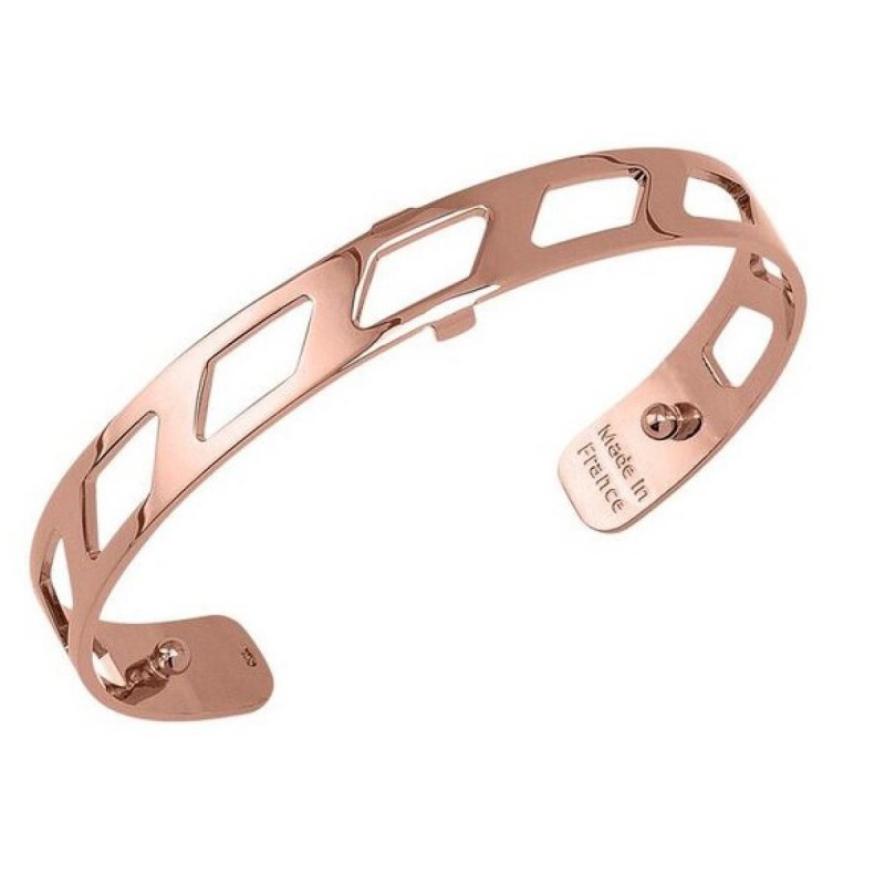 Bracelet Femme Les Georgettes Collection Les Essentielles+ Bracelet Ruban en Acier Doré Rose