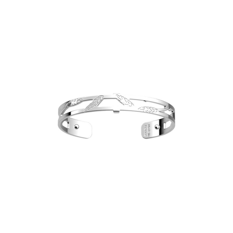 Bracelet Manchette Femme Les Georgettes Collection Les Essentielles Epis de Blé Finition Argentée 8mm