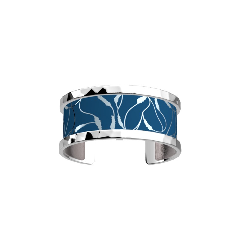 Cuir pour bracelet 25mm Les Georgettes Epi argenté/argent