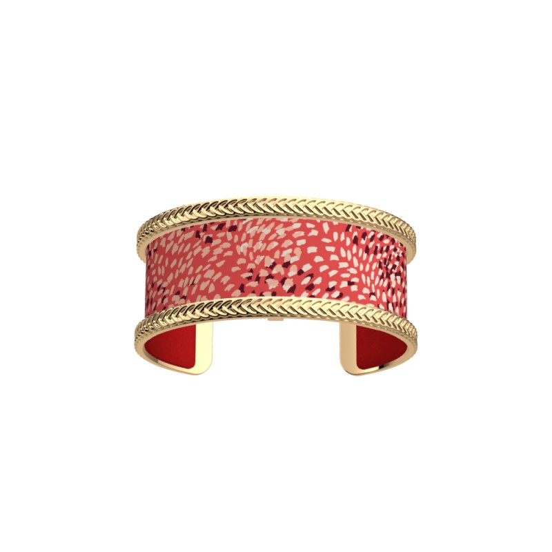 Cuir pour bracelet 25mm Les Georgettes fruits rouges/Rouge