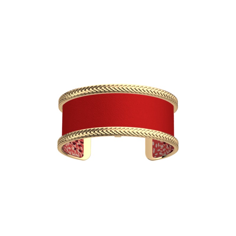 Cuir pour bracelet 25mm Les Georgettes fruits rouges/Rouge