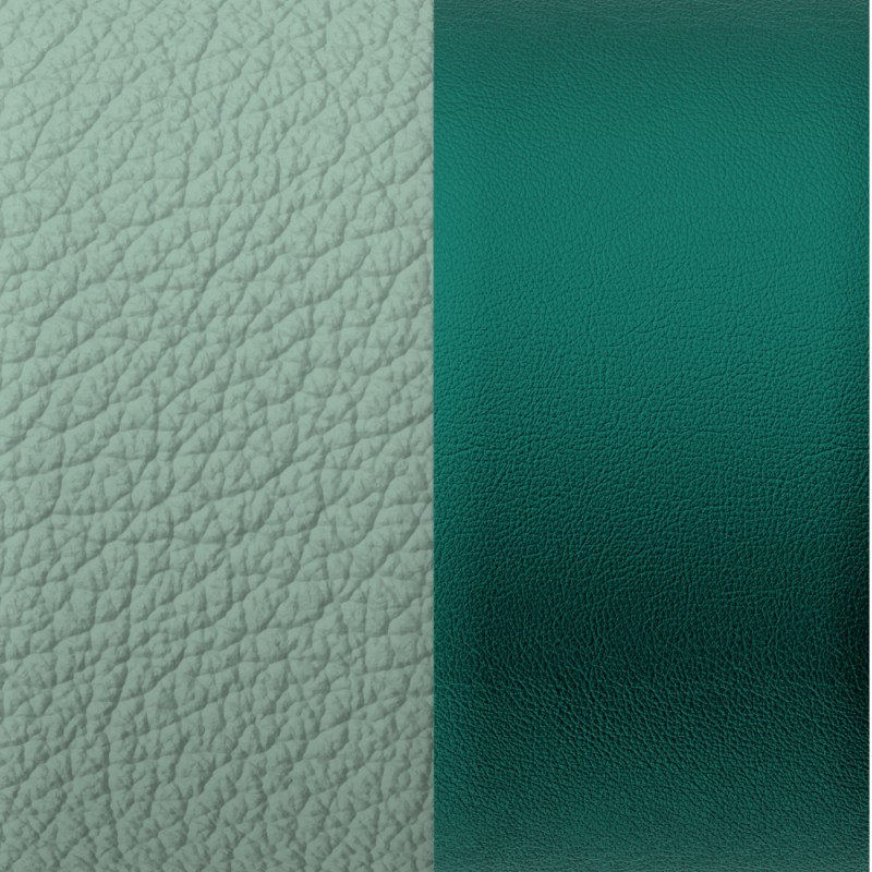 Cuir pour manchette 25 mm Les Georgettes Amande/Menthe Givrée