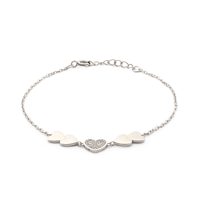 Bracelet femme Carador Coeur argent 925/000e