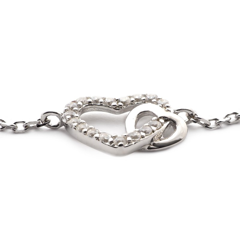 Bracelet Femme Carador Motif cœur Argent 925/000e
