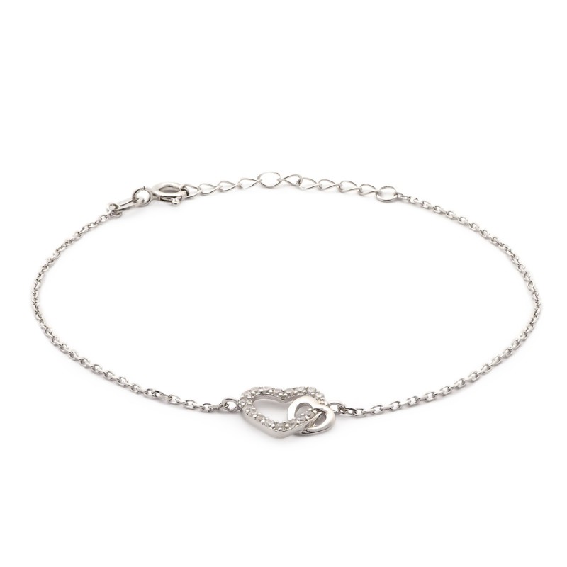 Bracelet Femme Carador Motif cœur Argent 925/000e