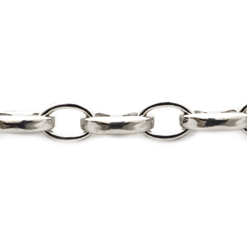 Bracelet en argent 925/000  maille grain de café CARADOR