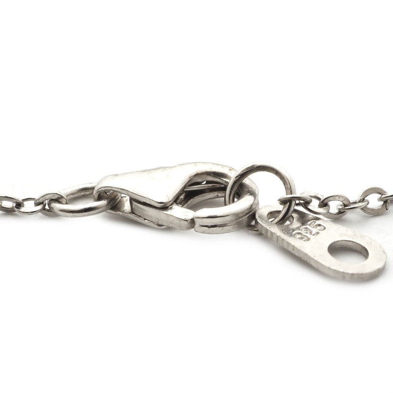 Bracelet Carador double plaque argent 925/000 et oxydes de zirconium