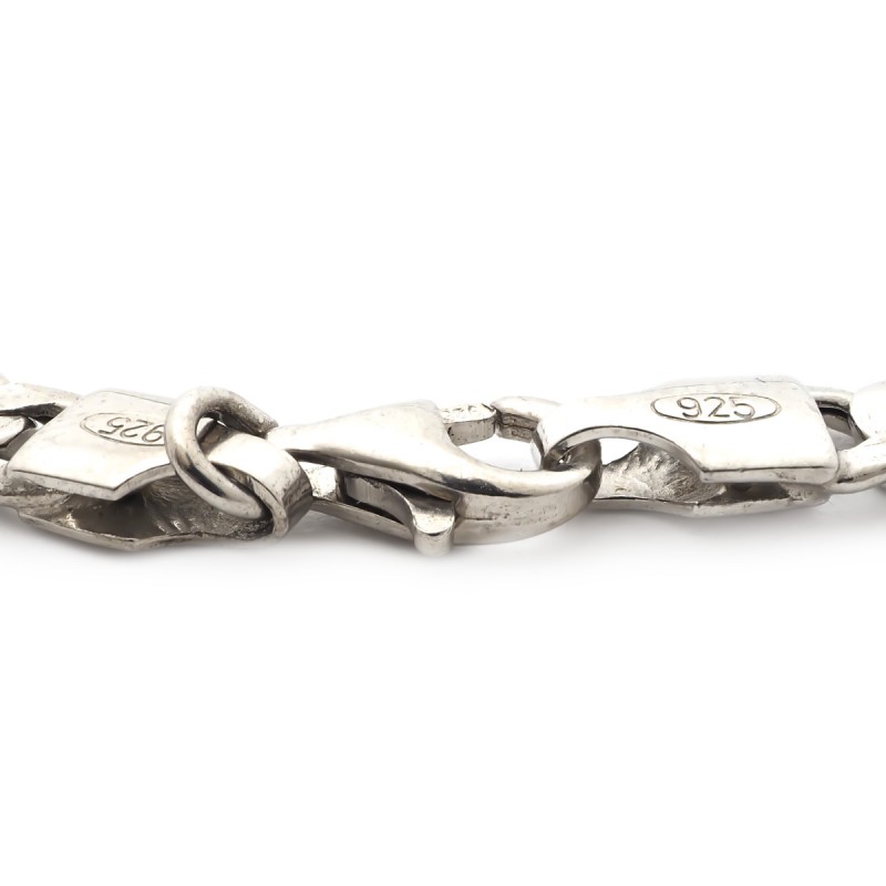 Bracelet Carador maille gourmette argent 925/000