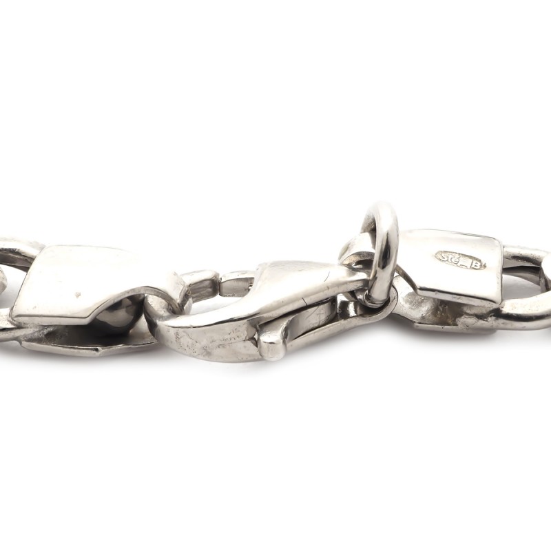 Bracelet Carador maille gourmette en argent 925/000