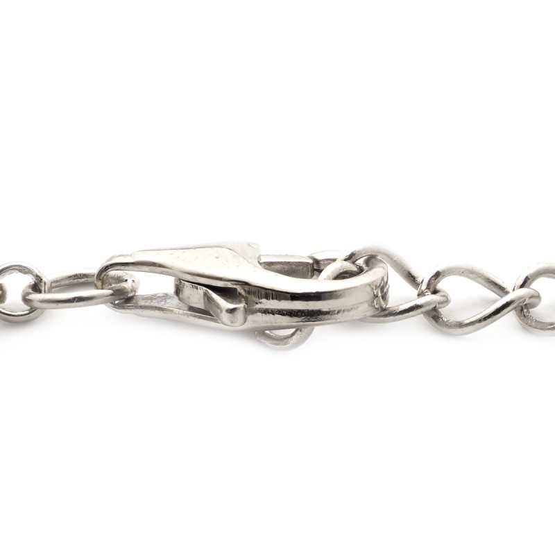 Bracelet en argent et oxydes de zirconium