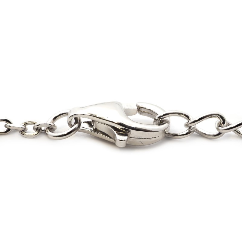 Bracelet argent femme Carador motif double cercle