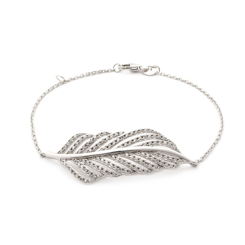 Bracelet Argent 925/000 Plume