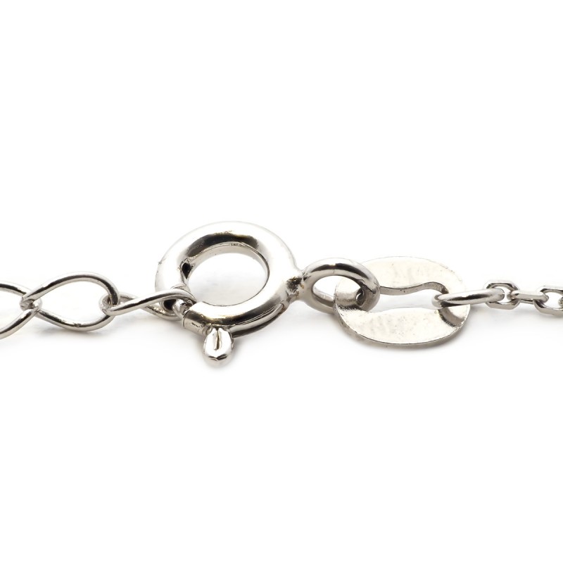 Bracelet Femme Carador chaine et motif fantaisie en argent 925/000 et zicons