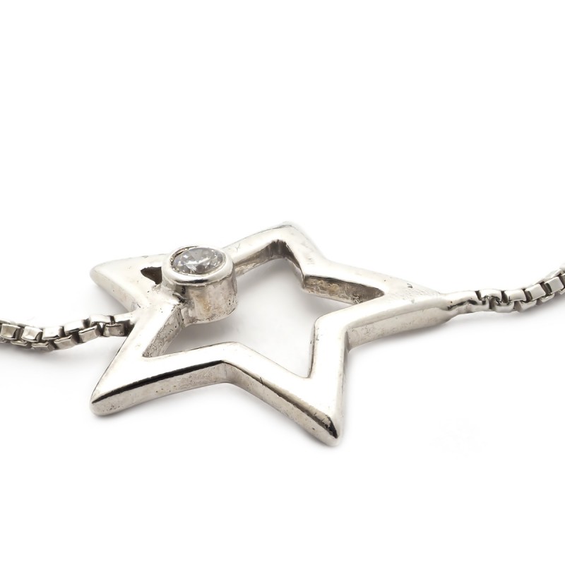 Bracelet femme Carador motif étoile en argent 925/000 et oxyde de zirconium