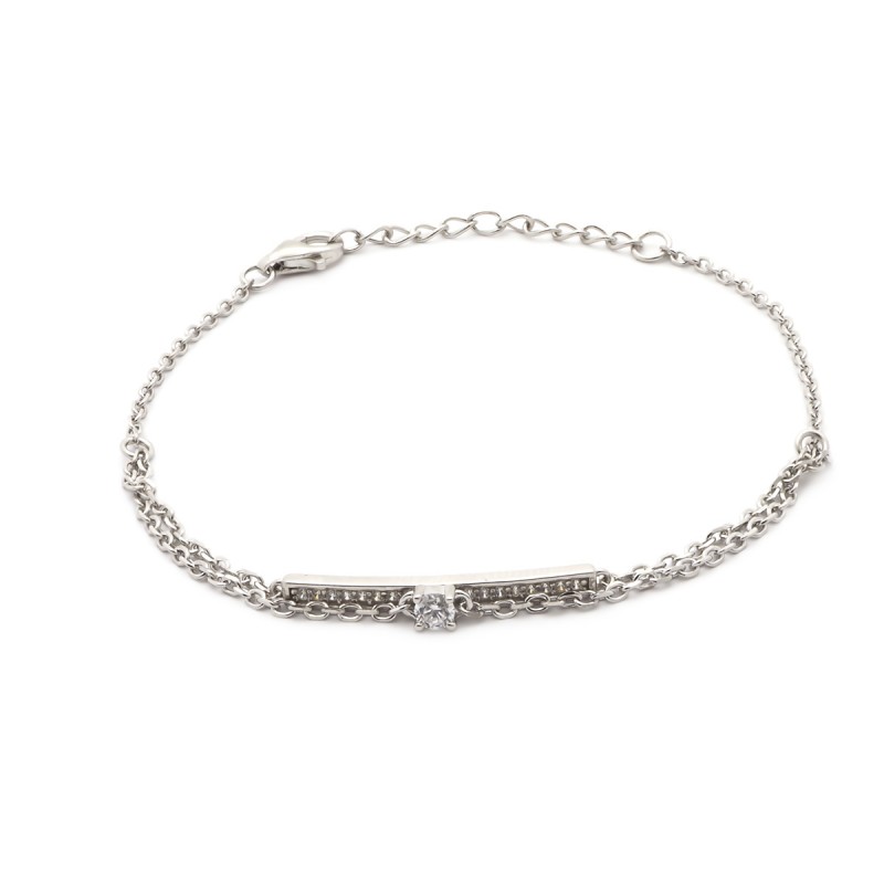 Bracelet argent femme Carador fantaisie