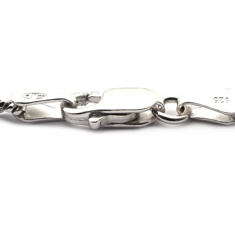 Bracelet femme Carador maille torsadée argent 925/000
