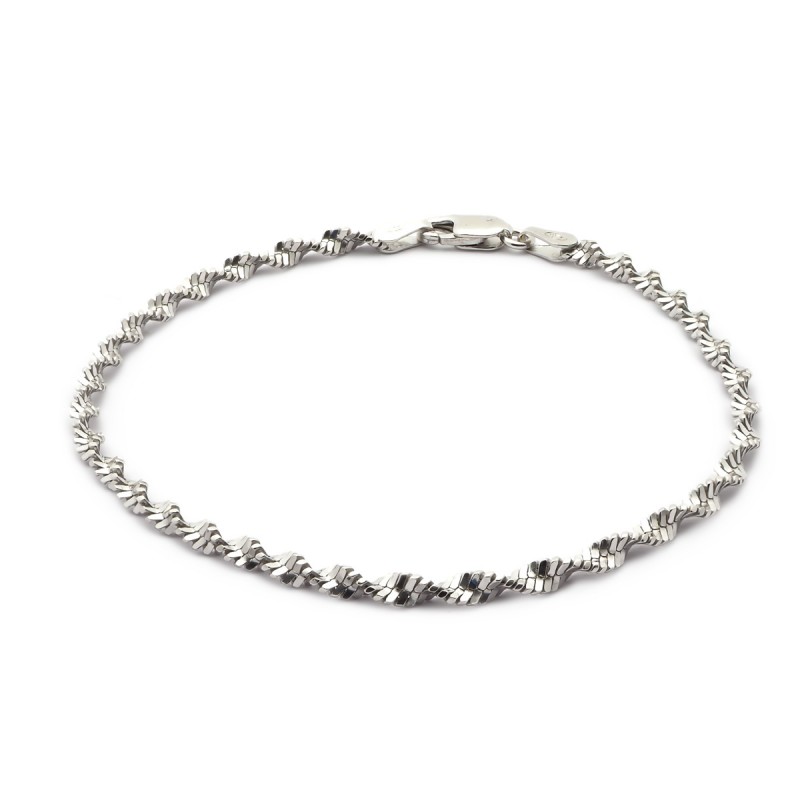 Bracelet femme Carador maille torsadée argent 925/000