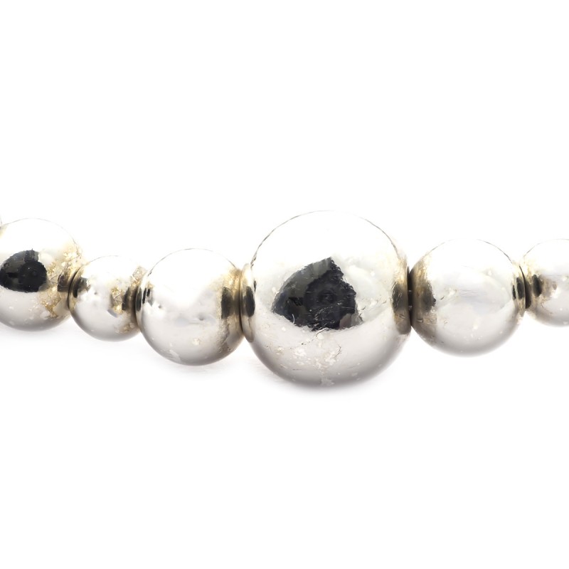 Bracelet souple boules Carador en argent 925/000