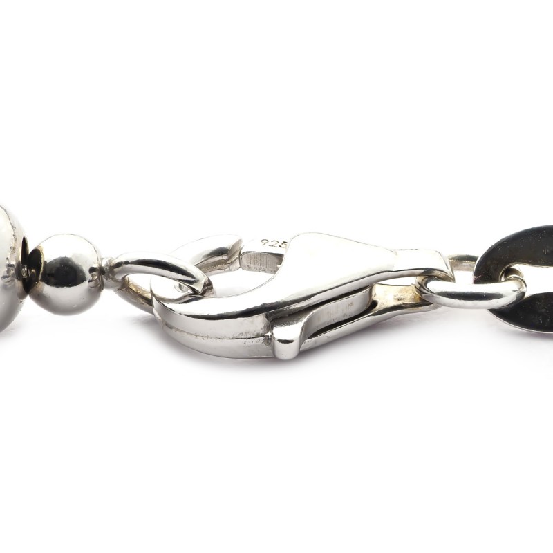 Bracelet souple boules Carador en argent 925/000