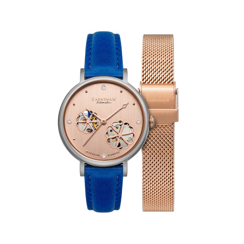 COFFRET MONTRE FEMME EARNSHAW COLLECTION NIGHTINGALE DIAMONDS