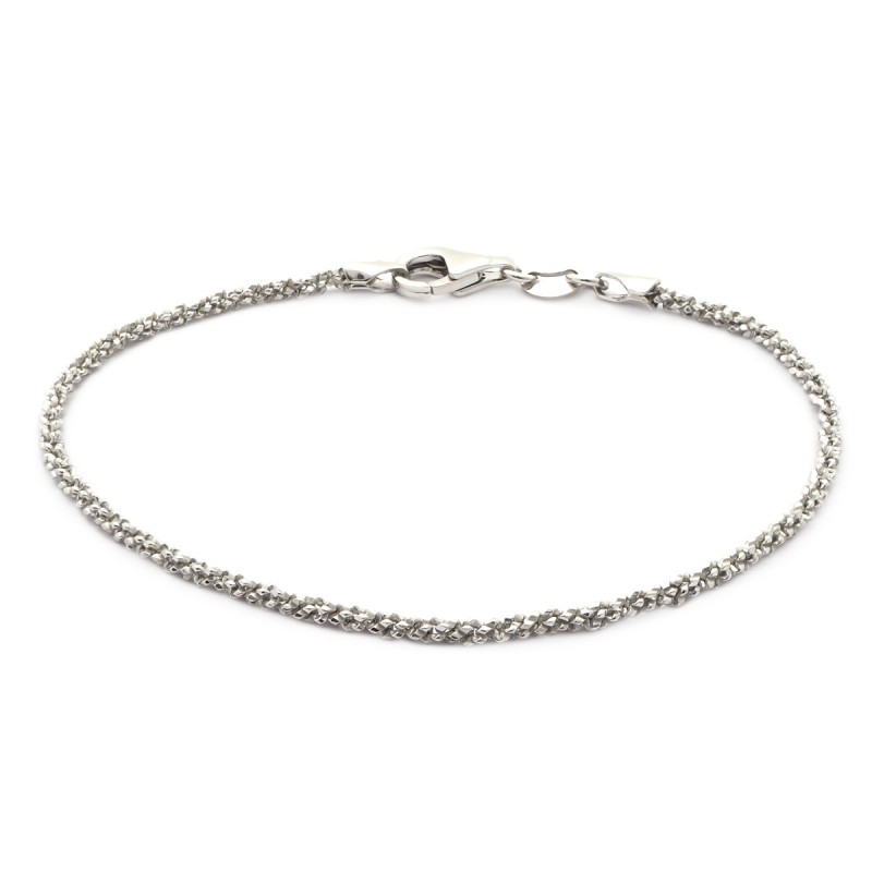 Bracelet femme Carador maille fantaisie argent 925/000