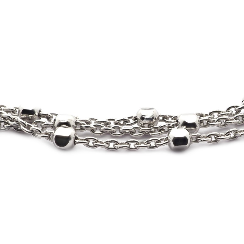 Bracelet femme Carador fantaisie multi-rang argent 925/000