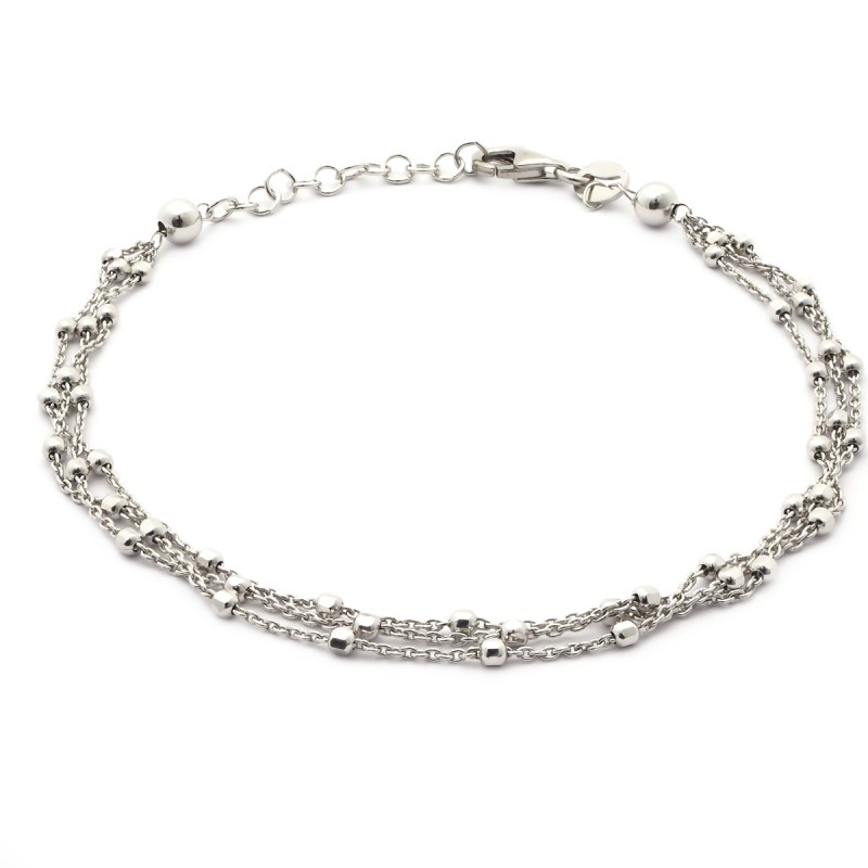 Bracelet femme Carador fantaisie multi-rang argent 925/000