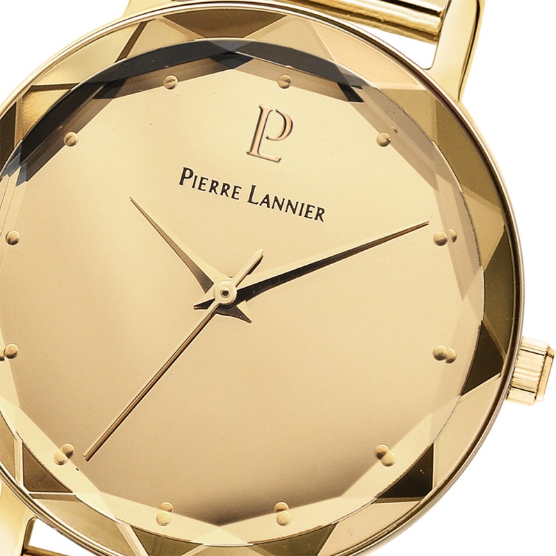 Montre Femme Pierre LANNIER en acier doré COLLECTION MULTIPLES