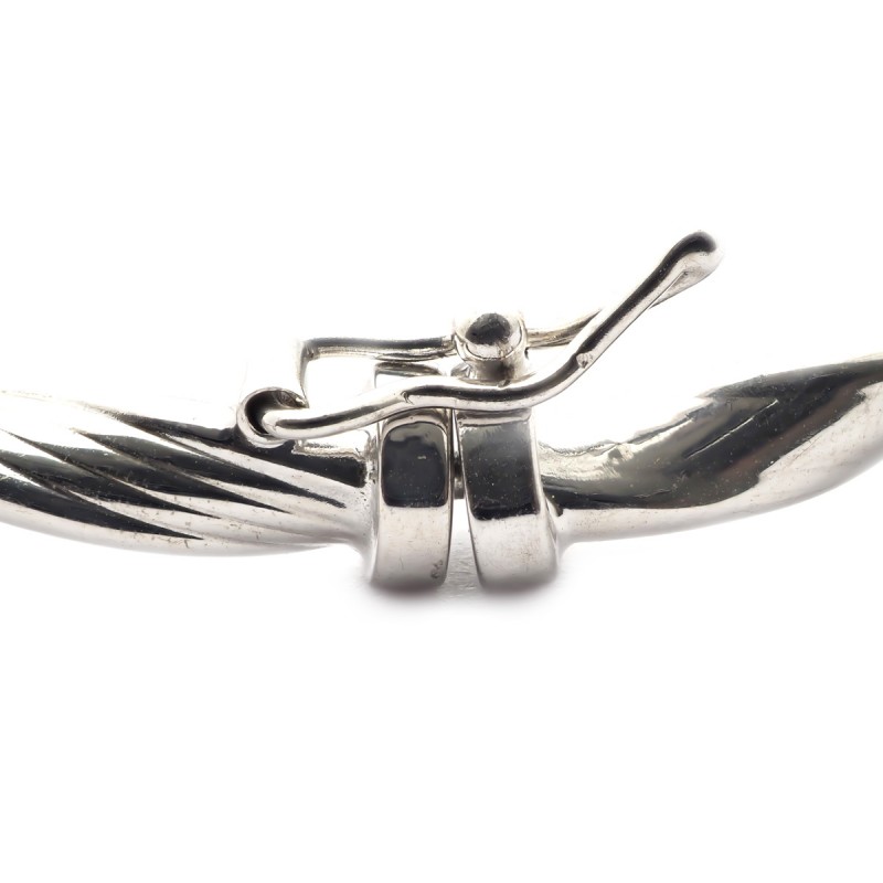 Bracelet jonc Carador torsadé argent 925/000